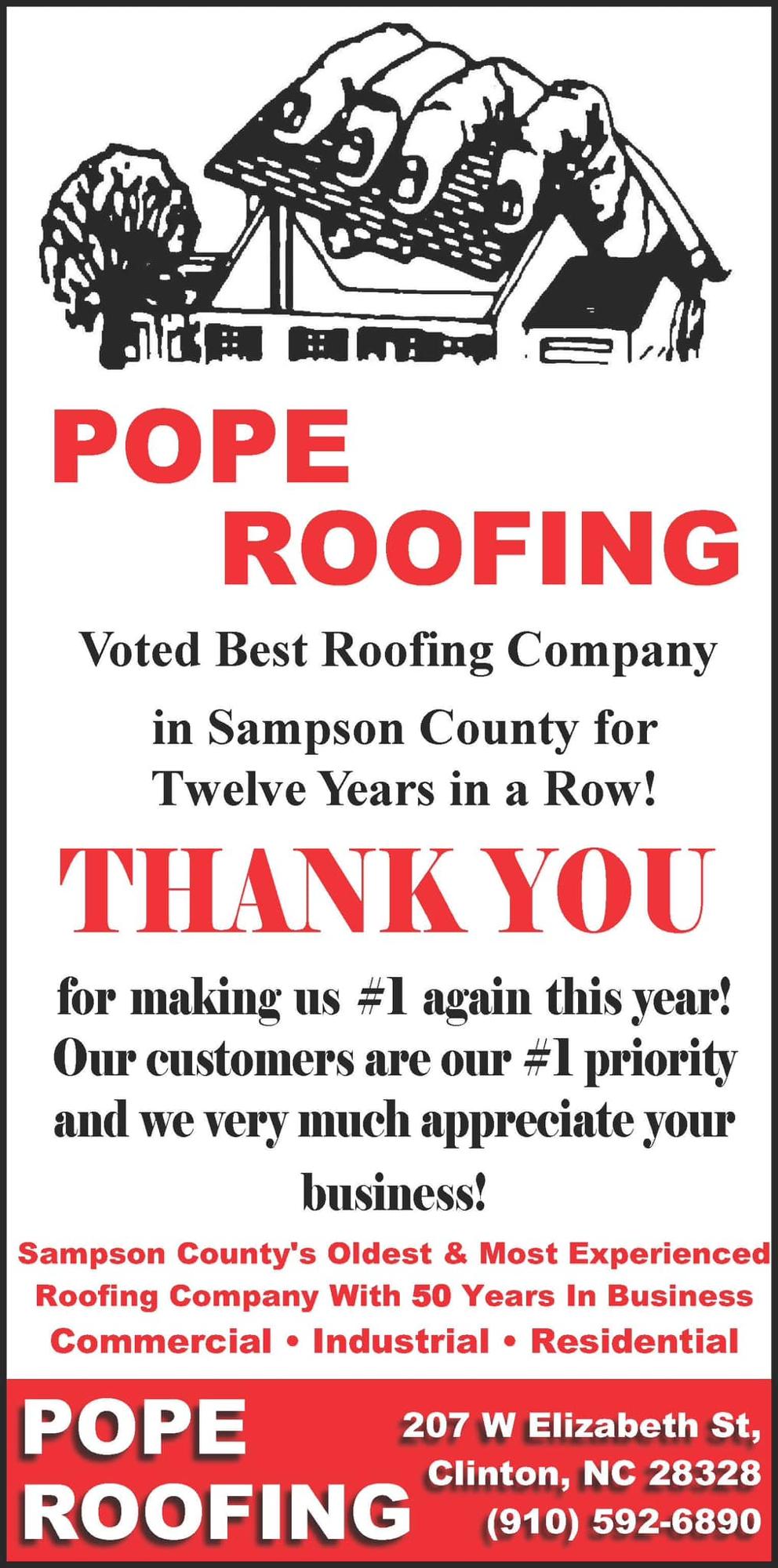 Pope Roofing Co
