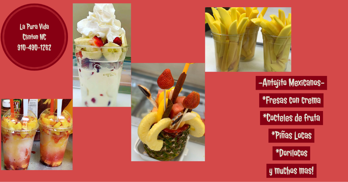 La Pura Vida-Smoothie & Fruit Bar Menu