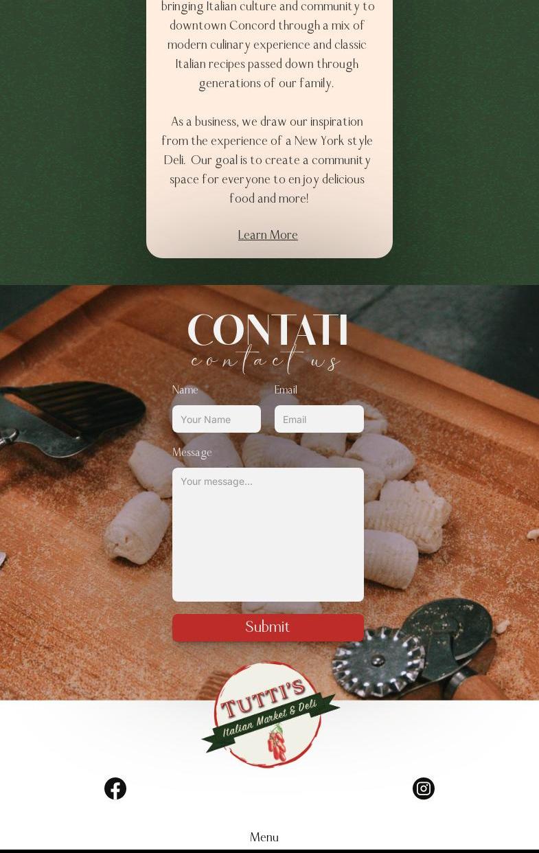 Tutti’s Italian Market & Deli Concord