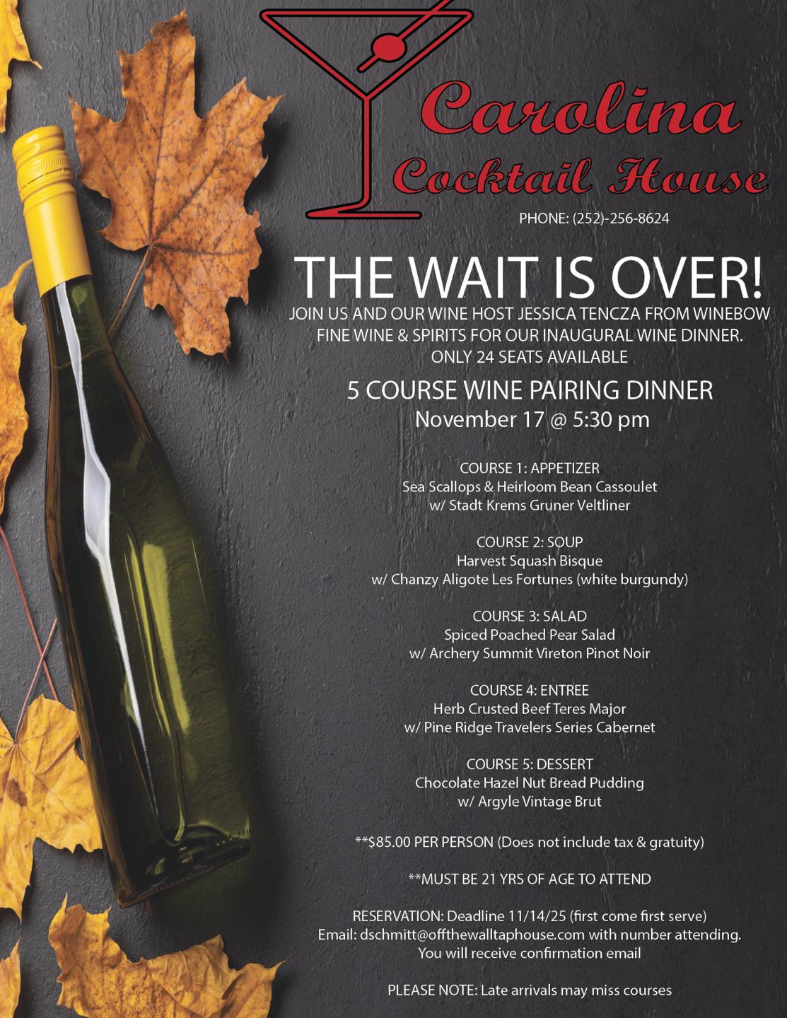 Off the Wall Tap House Corolla