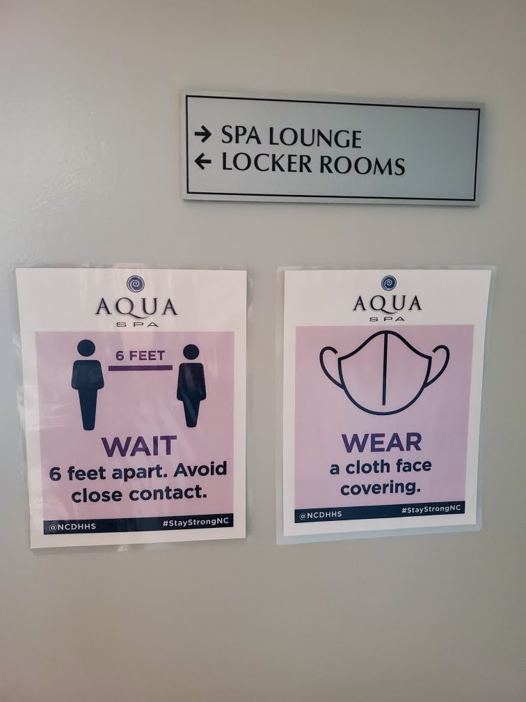 Aqua Spa Menu