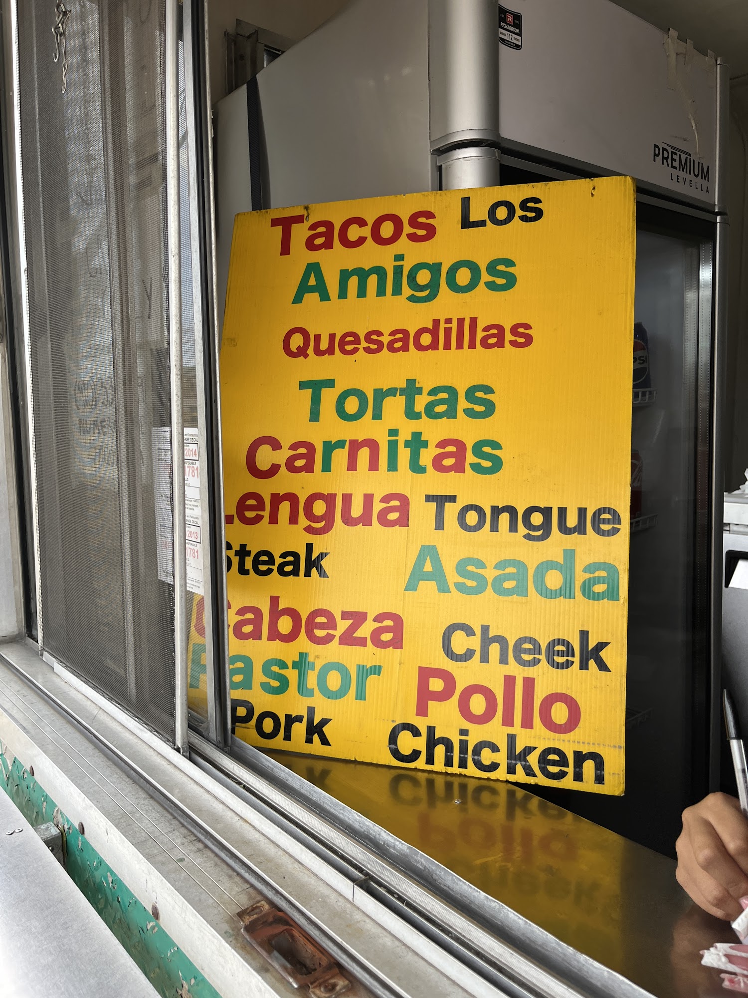 Tacos Los Amigos Menu