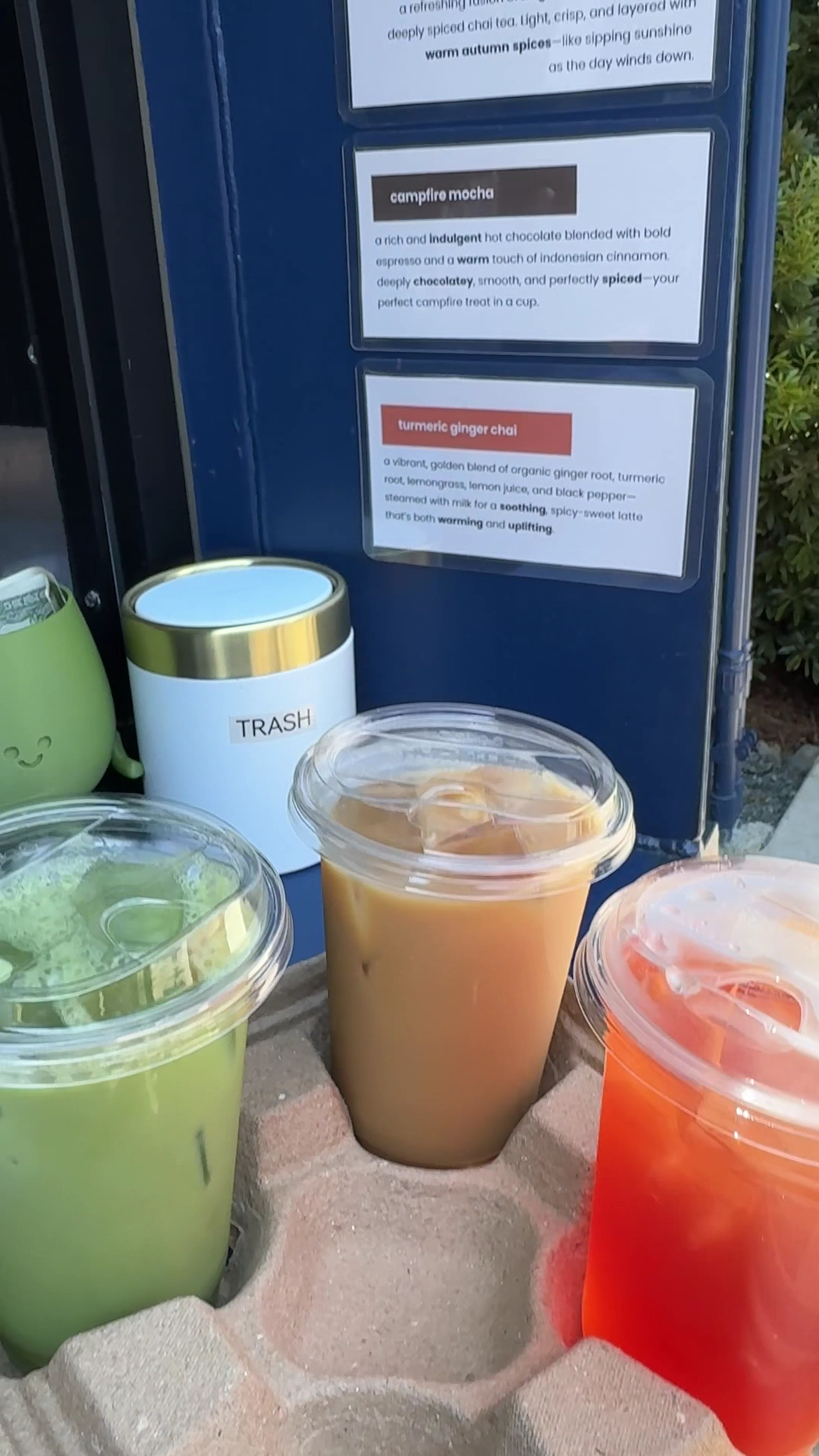 Baekho Coffee & Ice Cream Menu