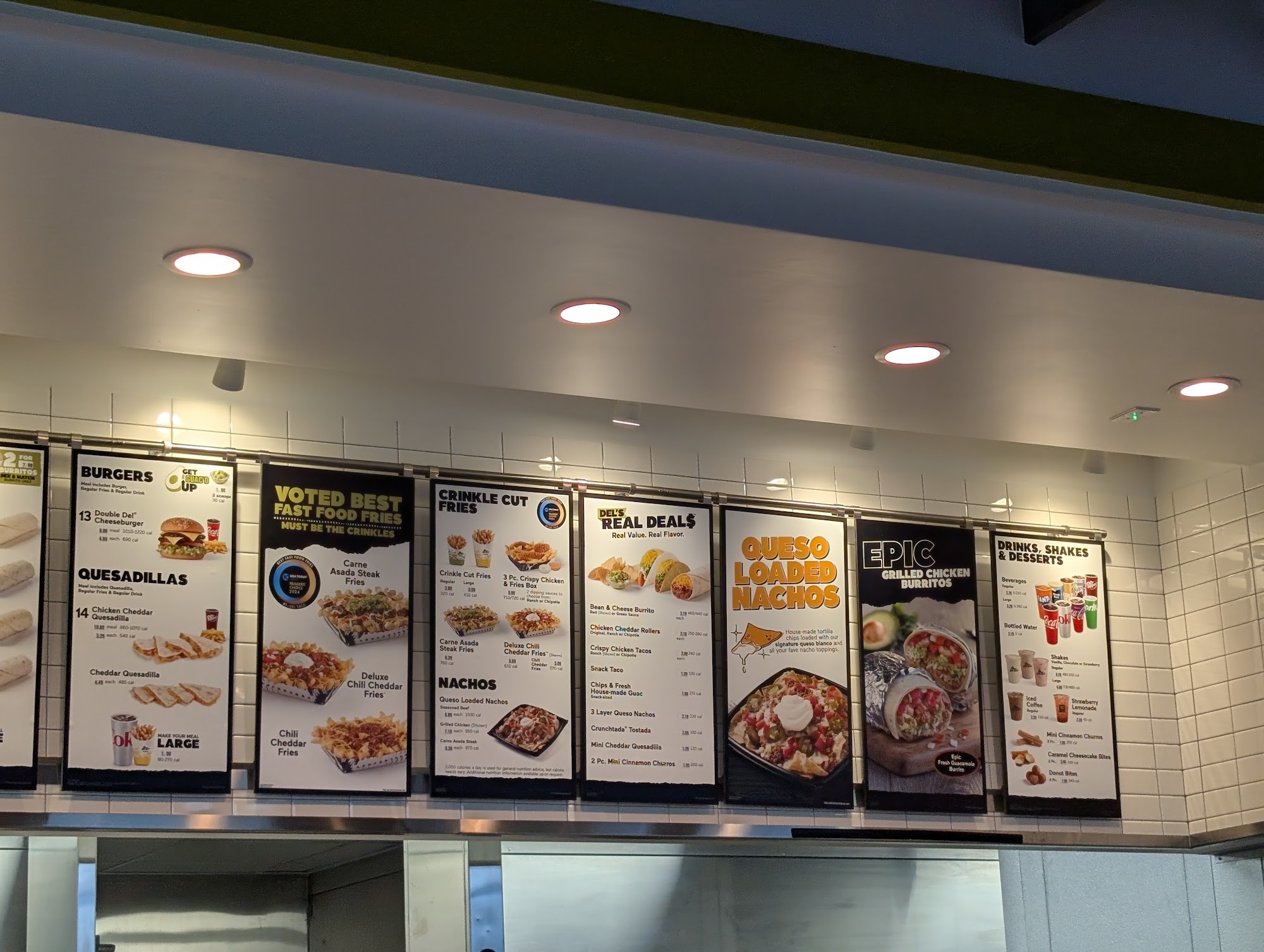 Del Taco Menu
