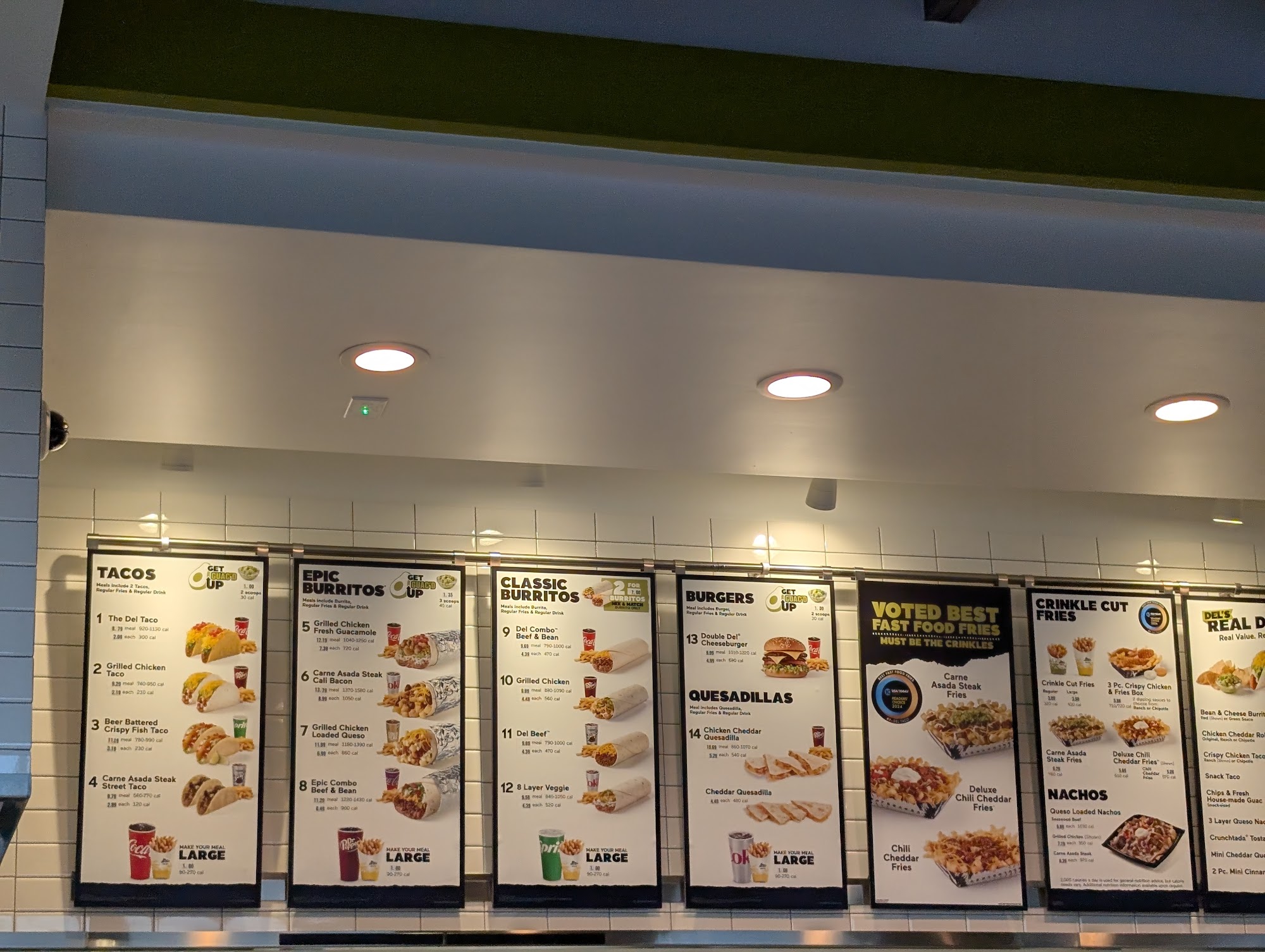 Del Taco Menu