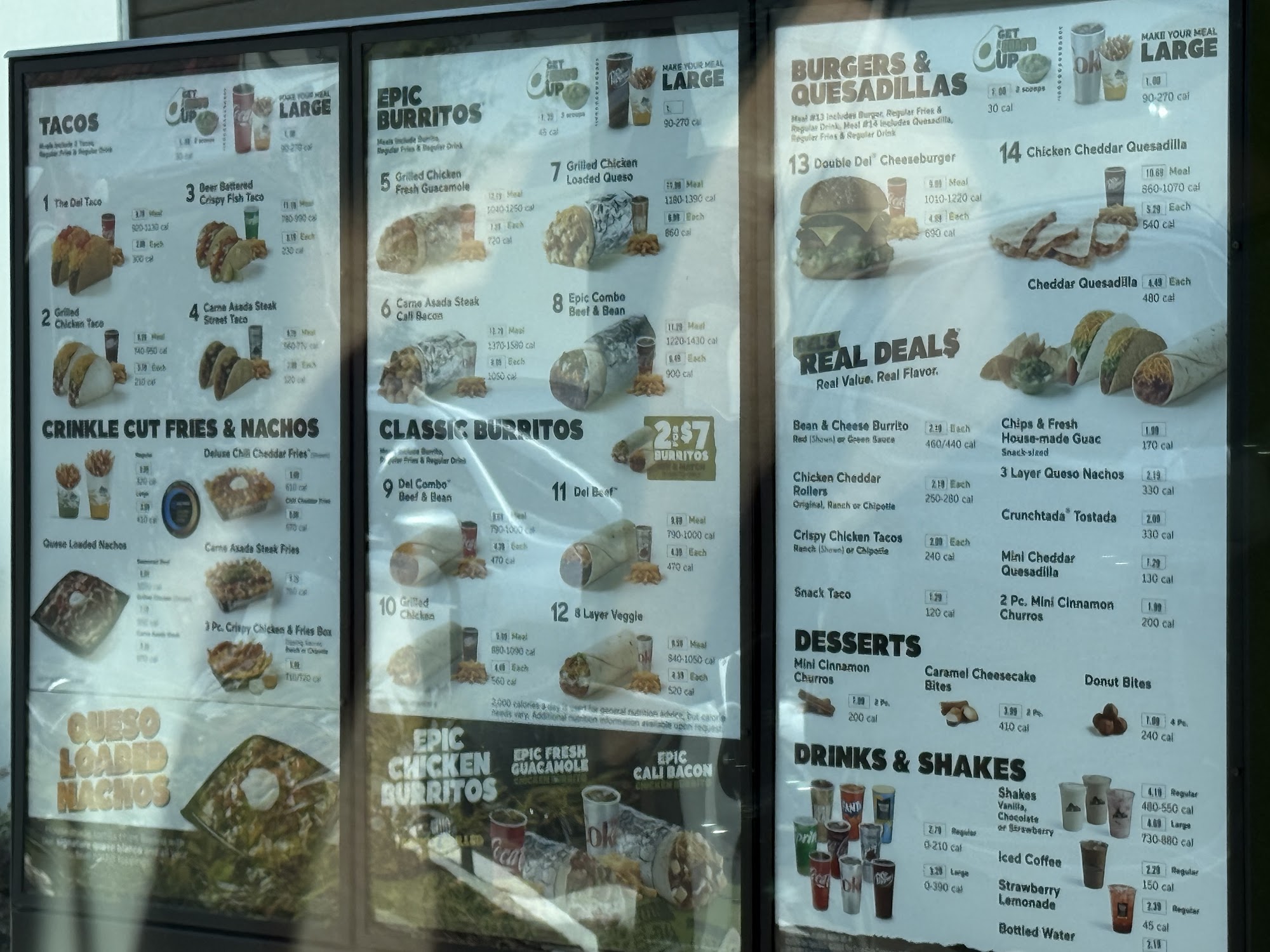 Del Taco Menu
