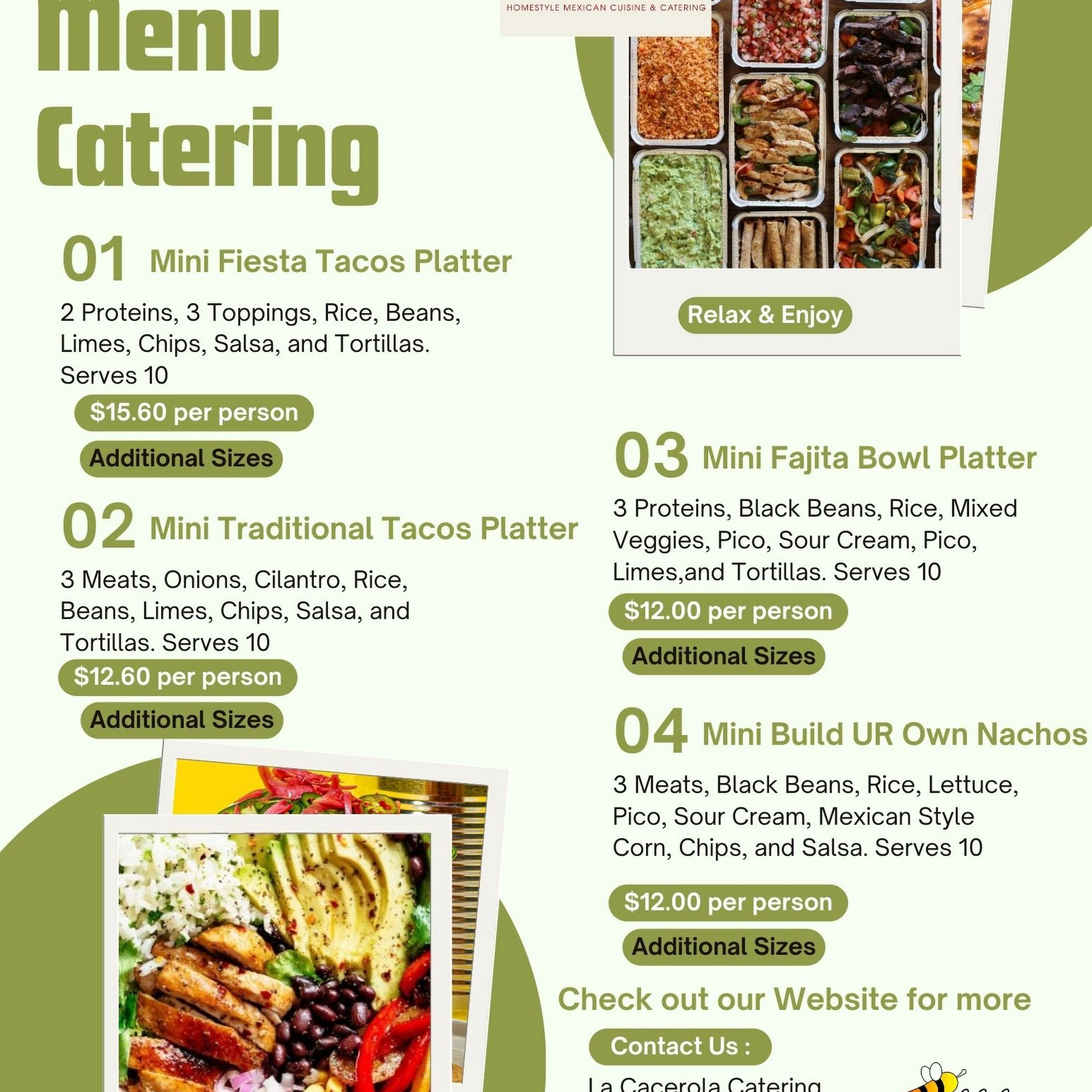 Chili Bee Cafe and Grille Menu