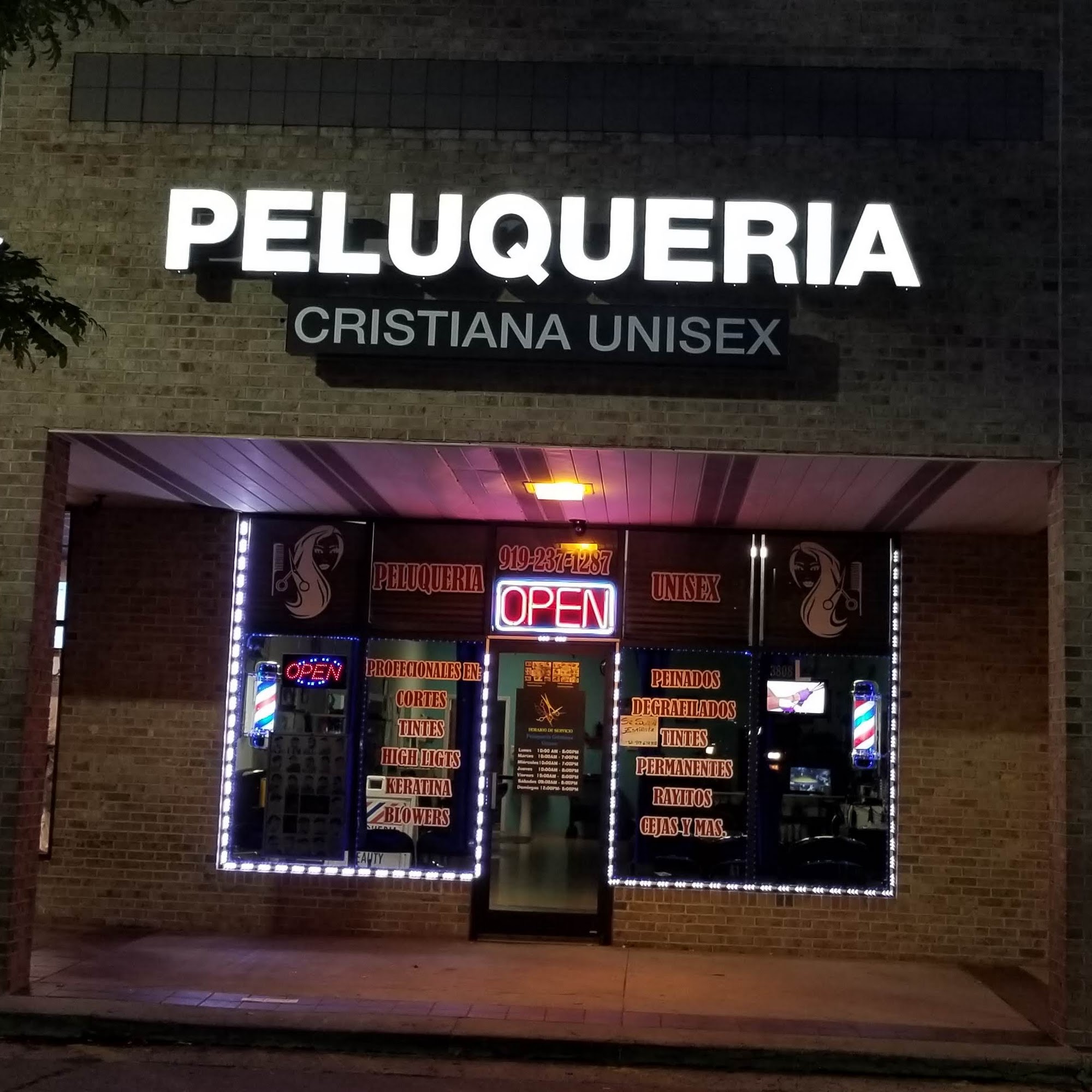 Peluqueria Cristiana UniSex 3808-L Guess Rd, Durham North Carolina 27705