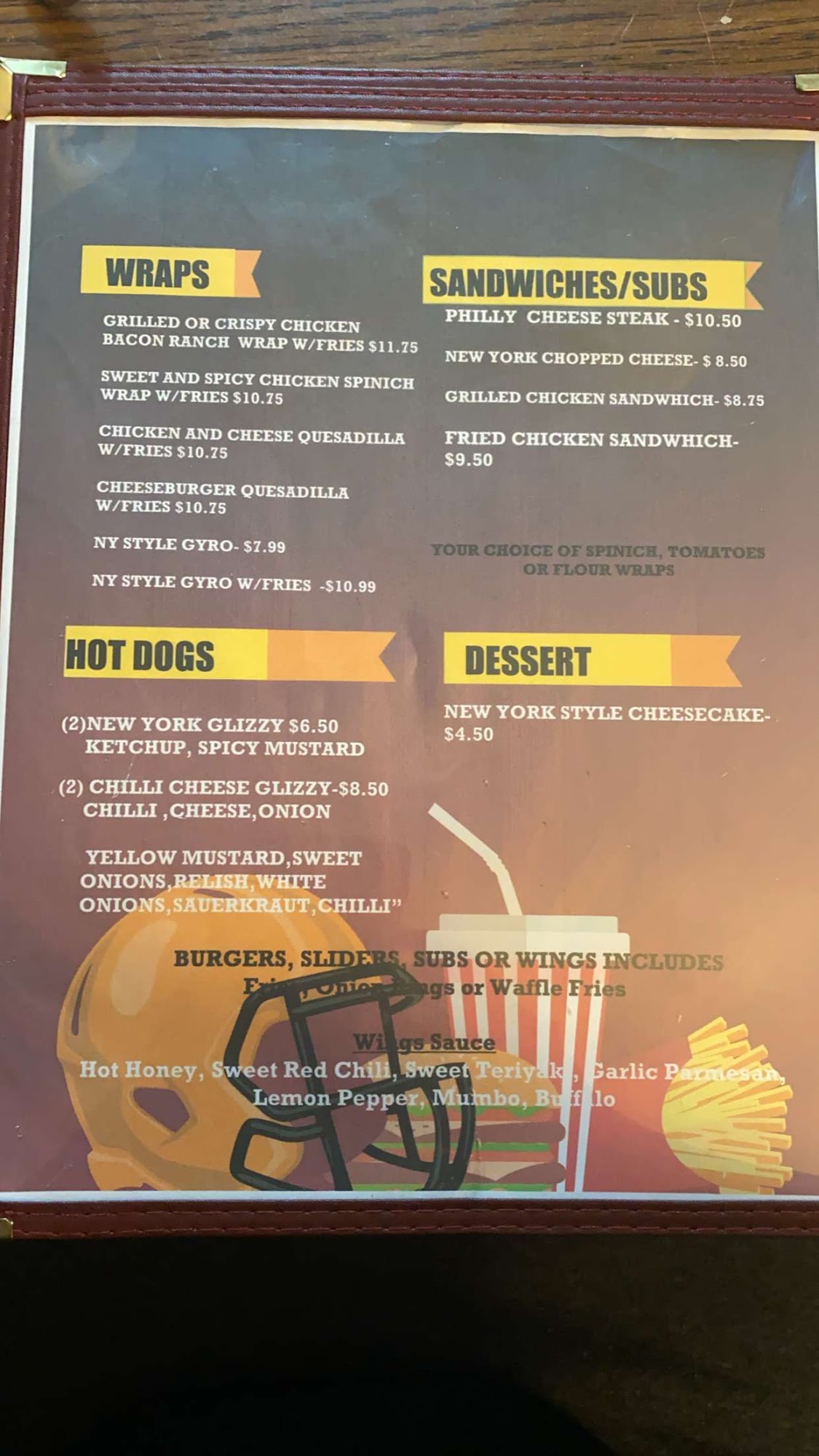 SugarCane Grill & Lounge Menu