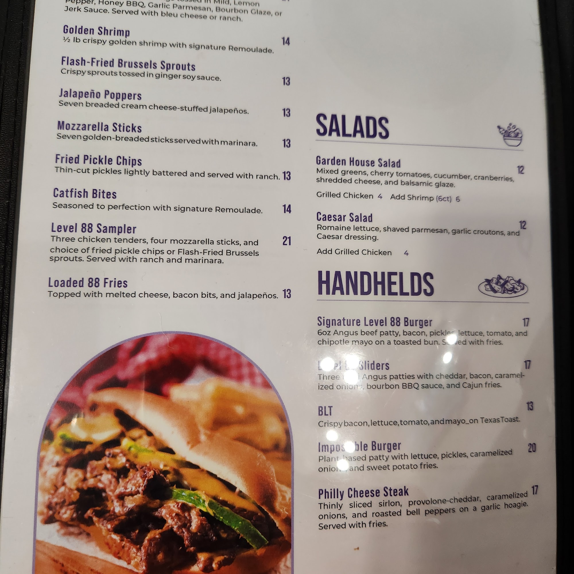 Level 88 Menu