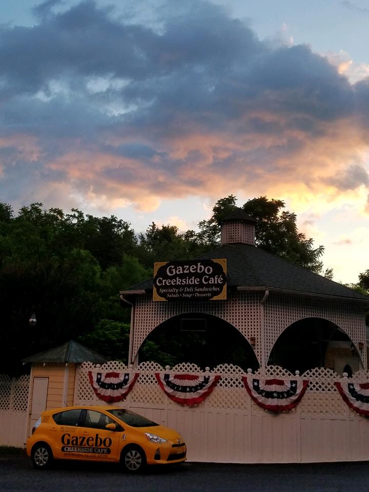 Gazebo Creekside Cafe Franklin