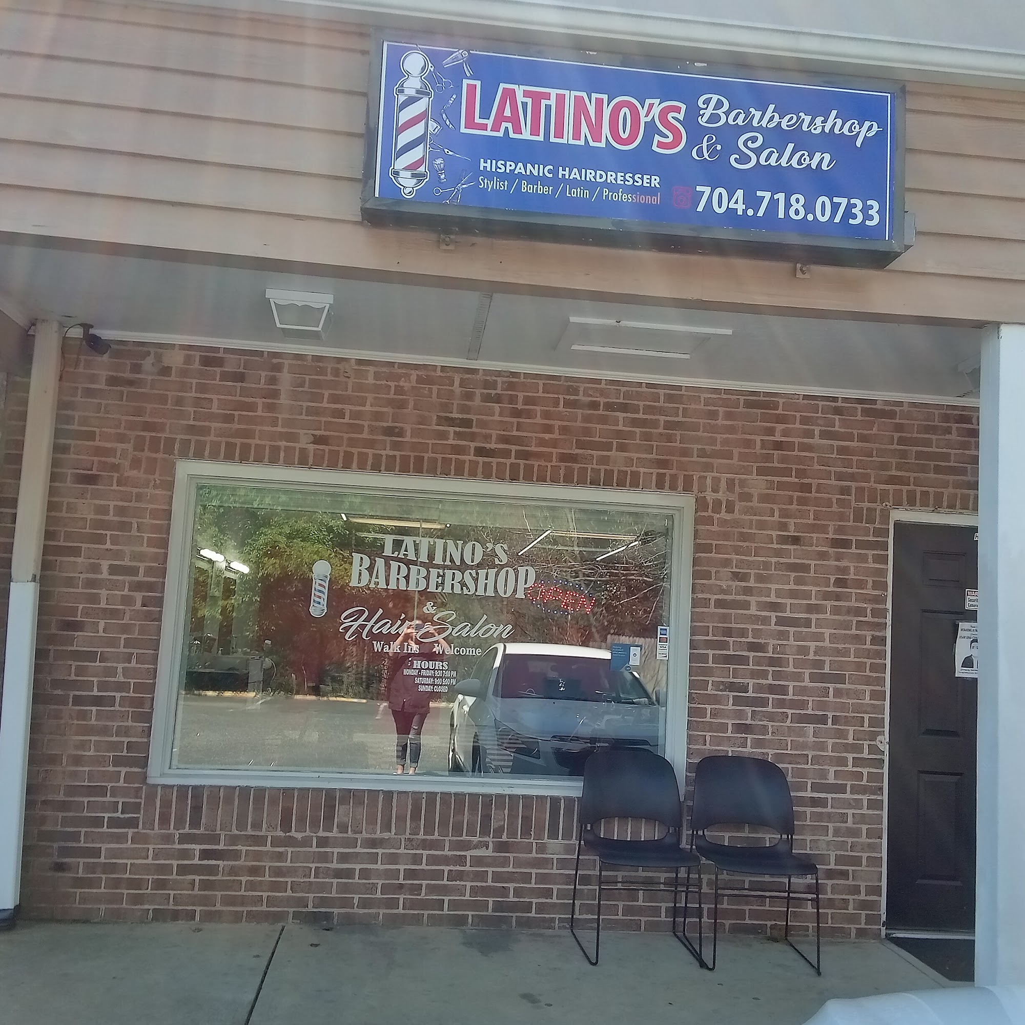 LATINO'S BARBERSHOP & HAIR SALON 904 S New Hope Rd # H, Gastonia North Carolina 28054