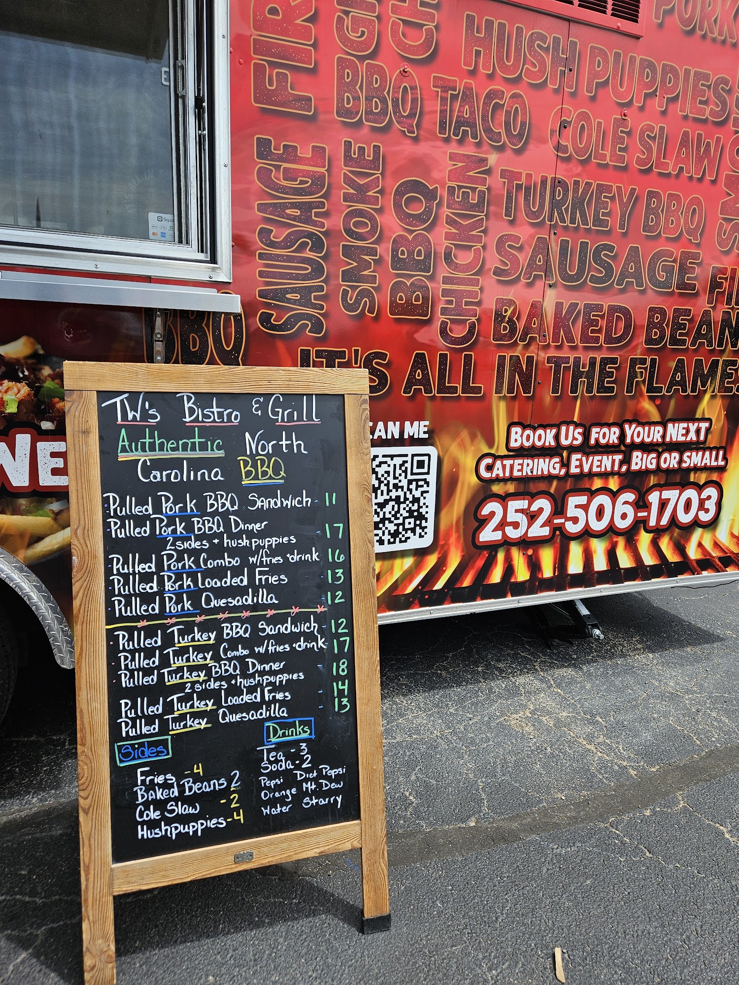 TW's Pulled Pork BBQ & More Menu