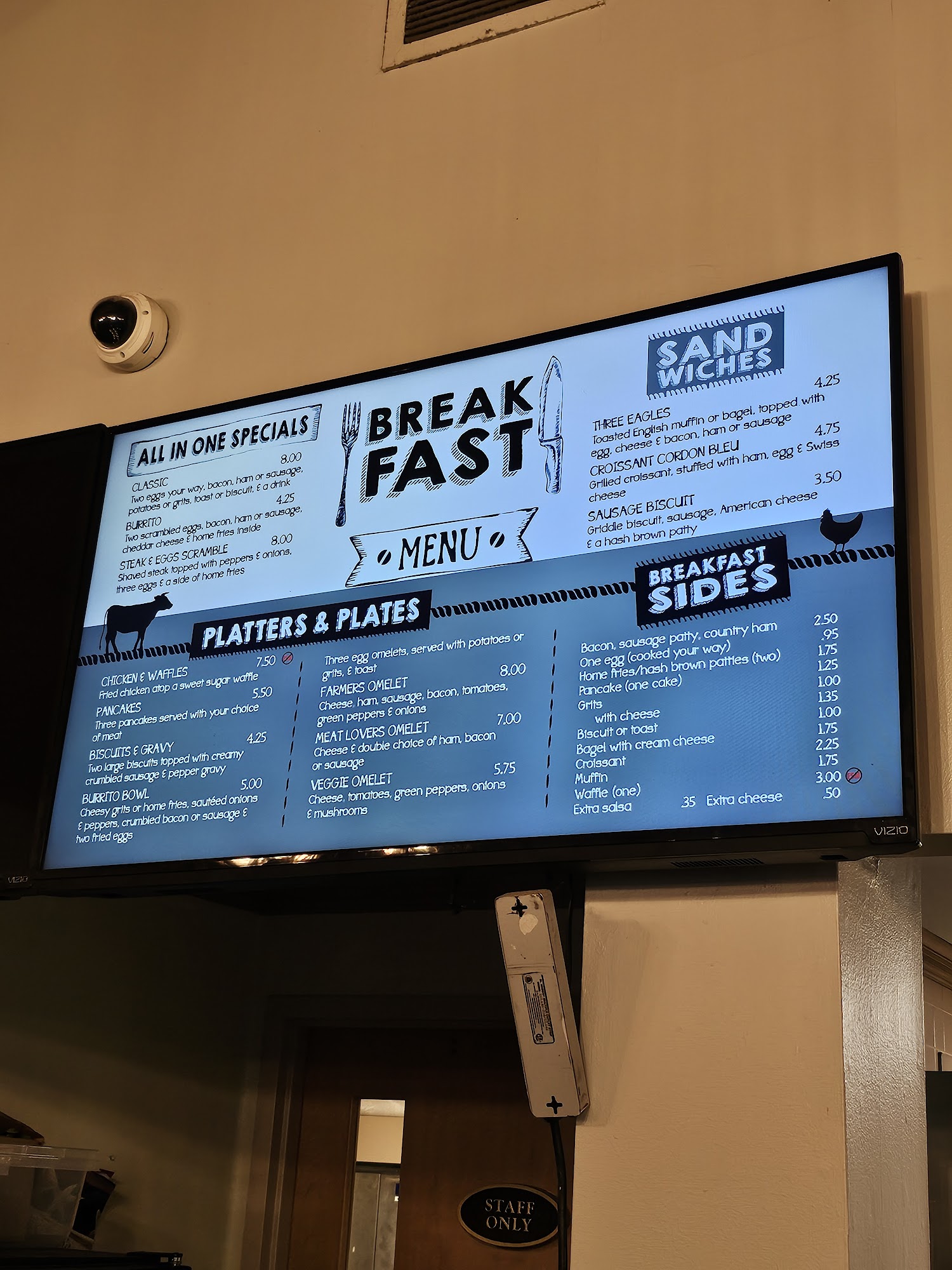 Compass Cafe Menu