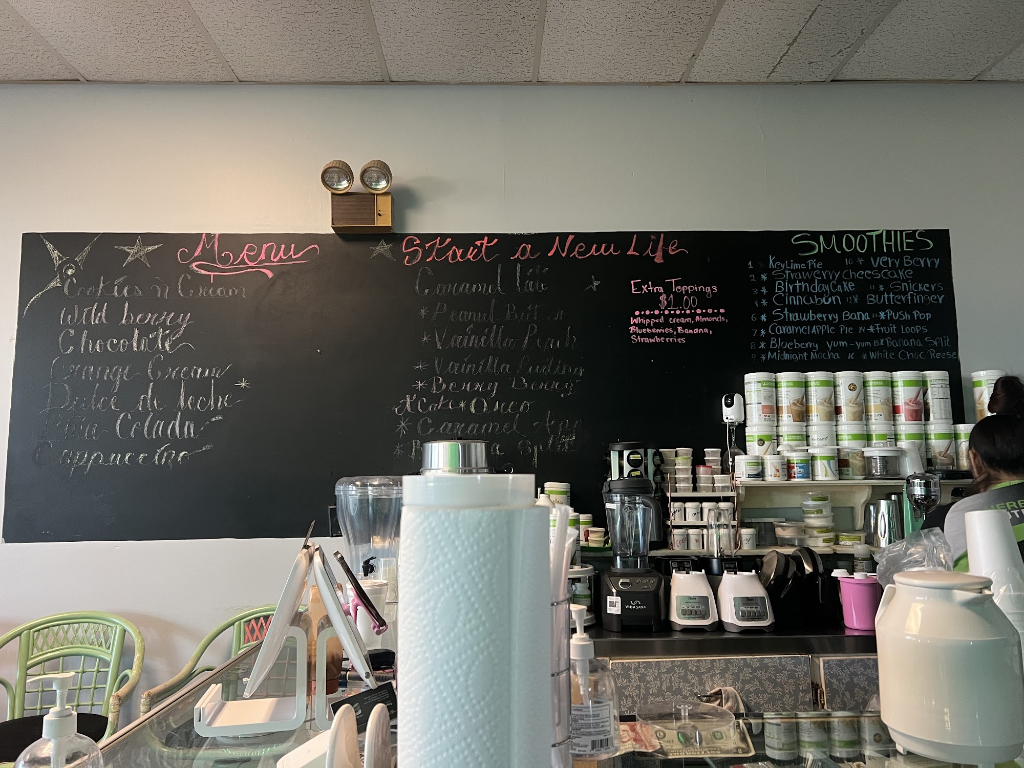 Start a New Life (Smoothie and Juice Bar) Menu