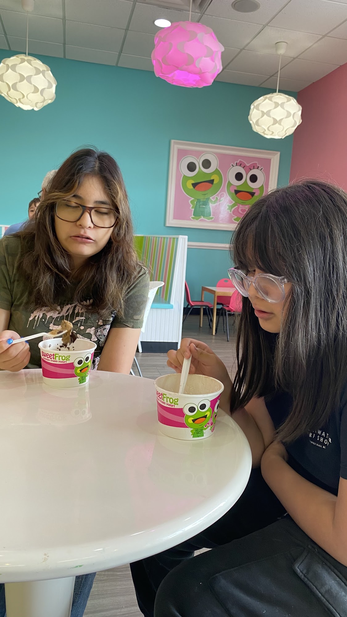sweetFrog Premium Frozen Yogurt Menu