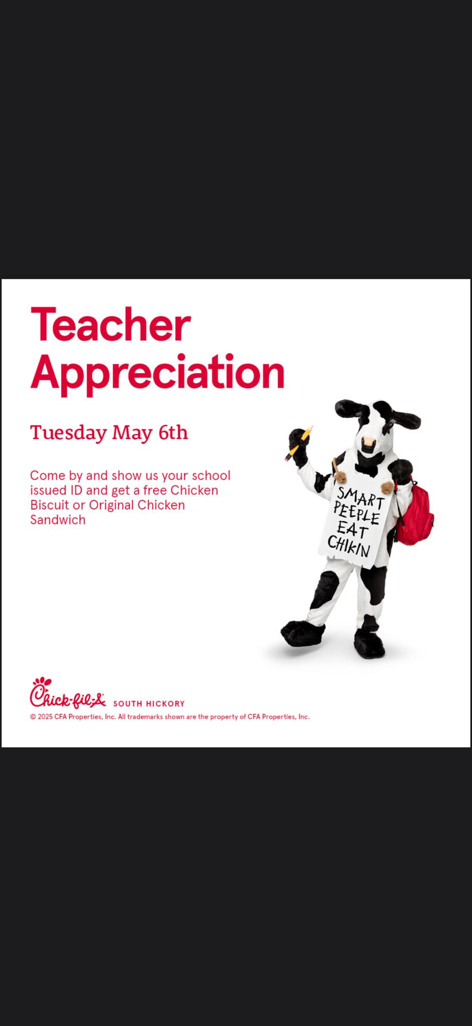 Chick-fil-A Menu