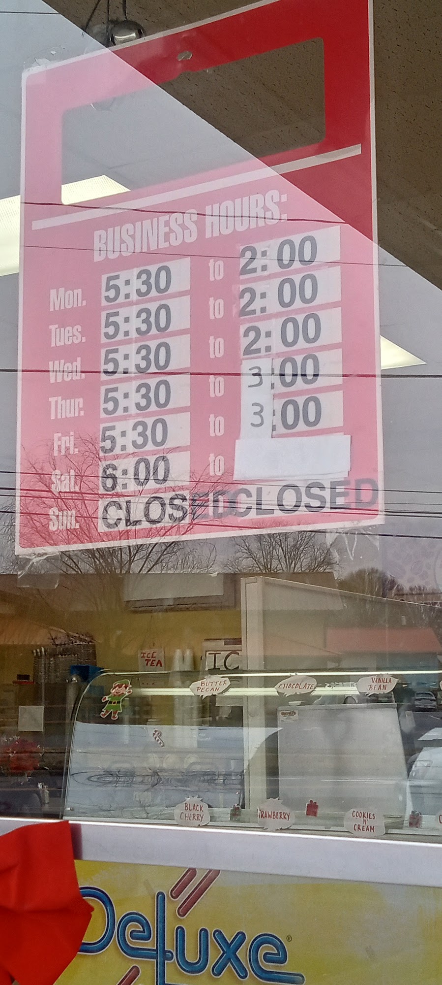 Jean's Store & Grill Menu