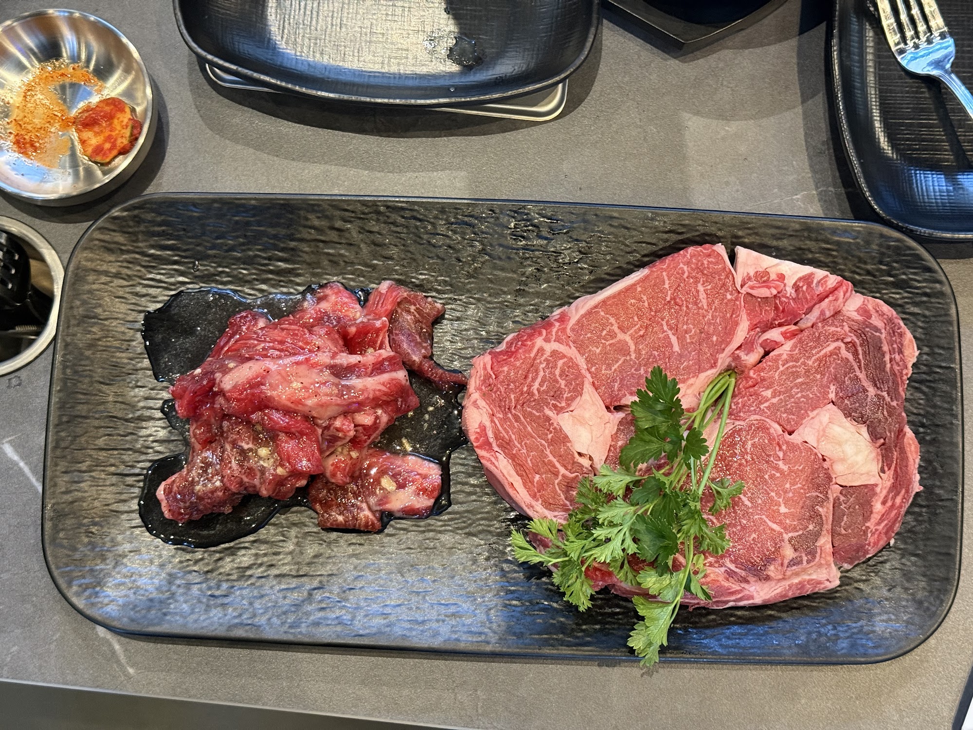 The One Korean BBQ+Bar Menu