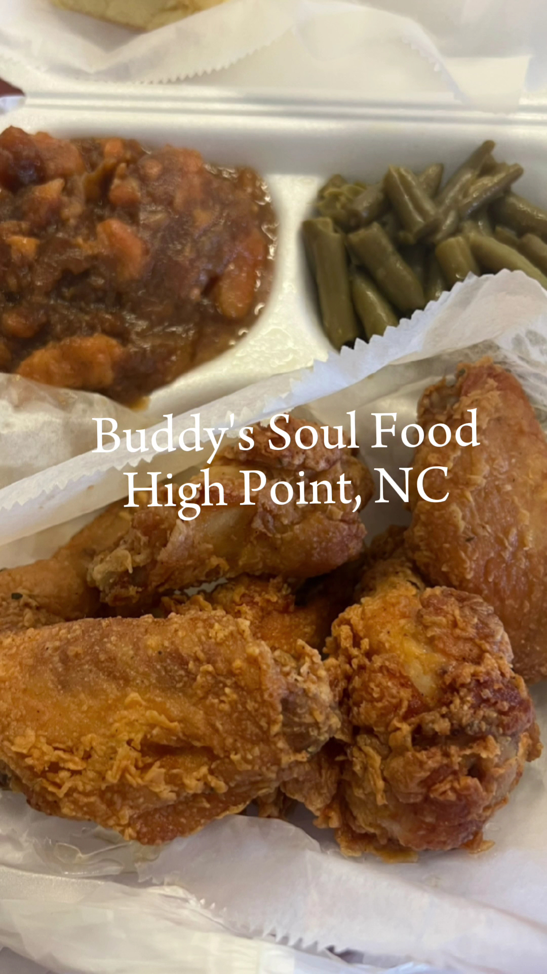 Buddy’s Soul Food Menu