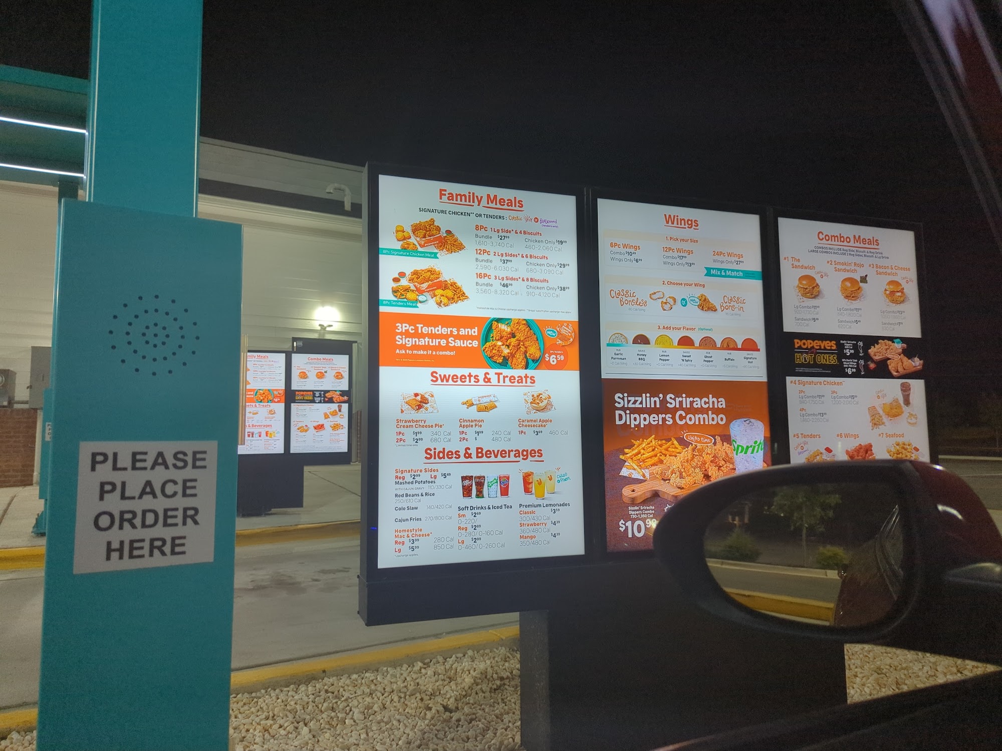 Popeyes Louisiana Kitchen Menu