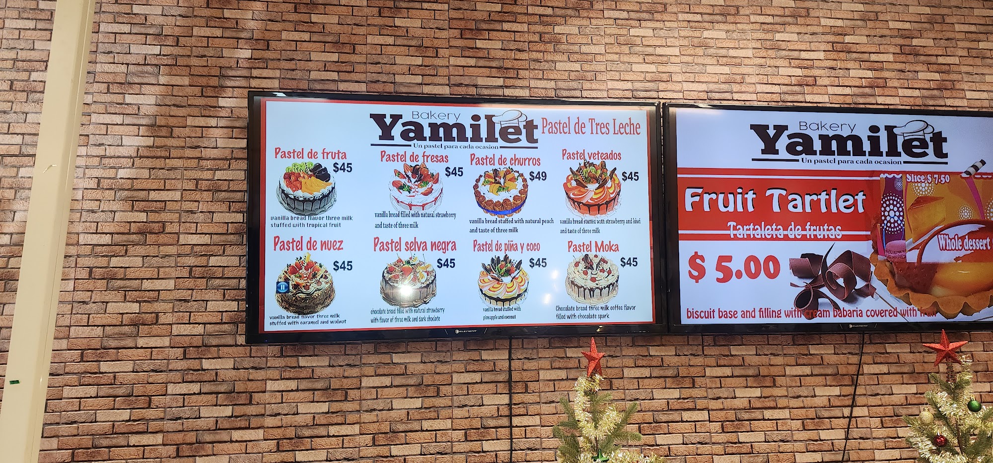 Bakery & Panaderia Yamilet Menu