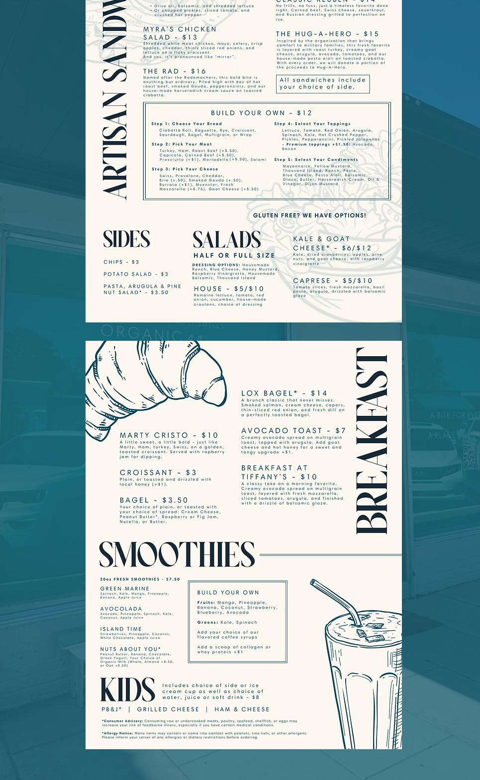 Bistro 1940 Menu