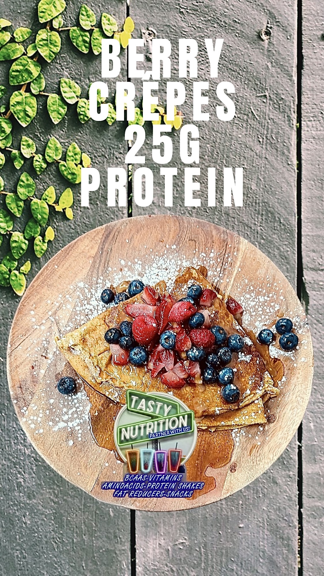 Rainbows Nutrition Menu