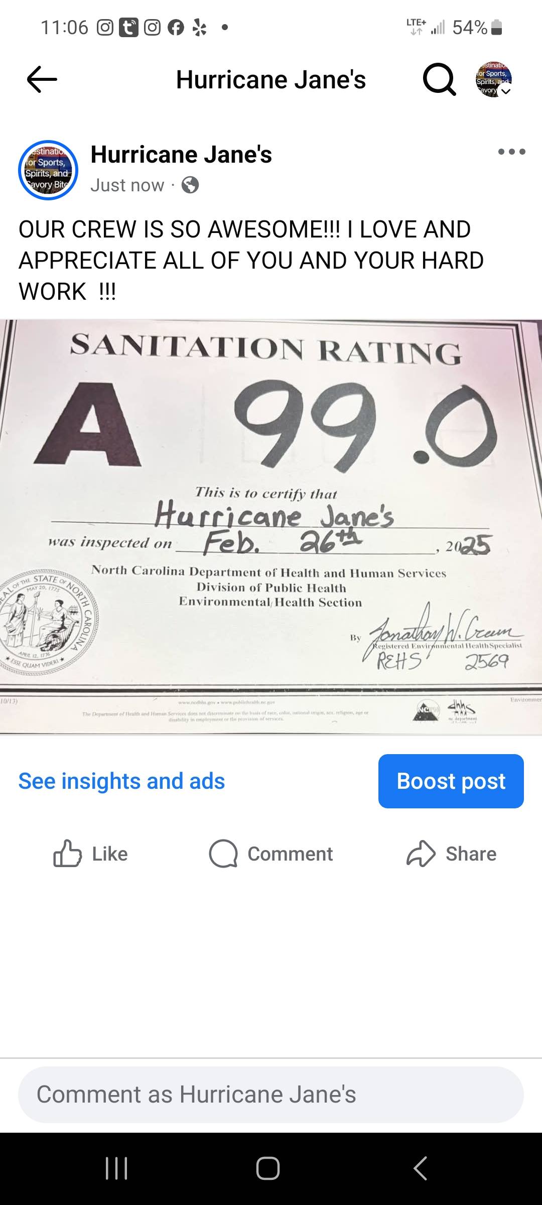 Photo credit: facebook
