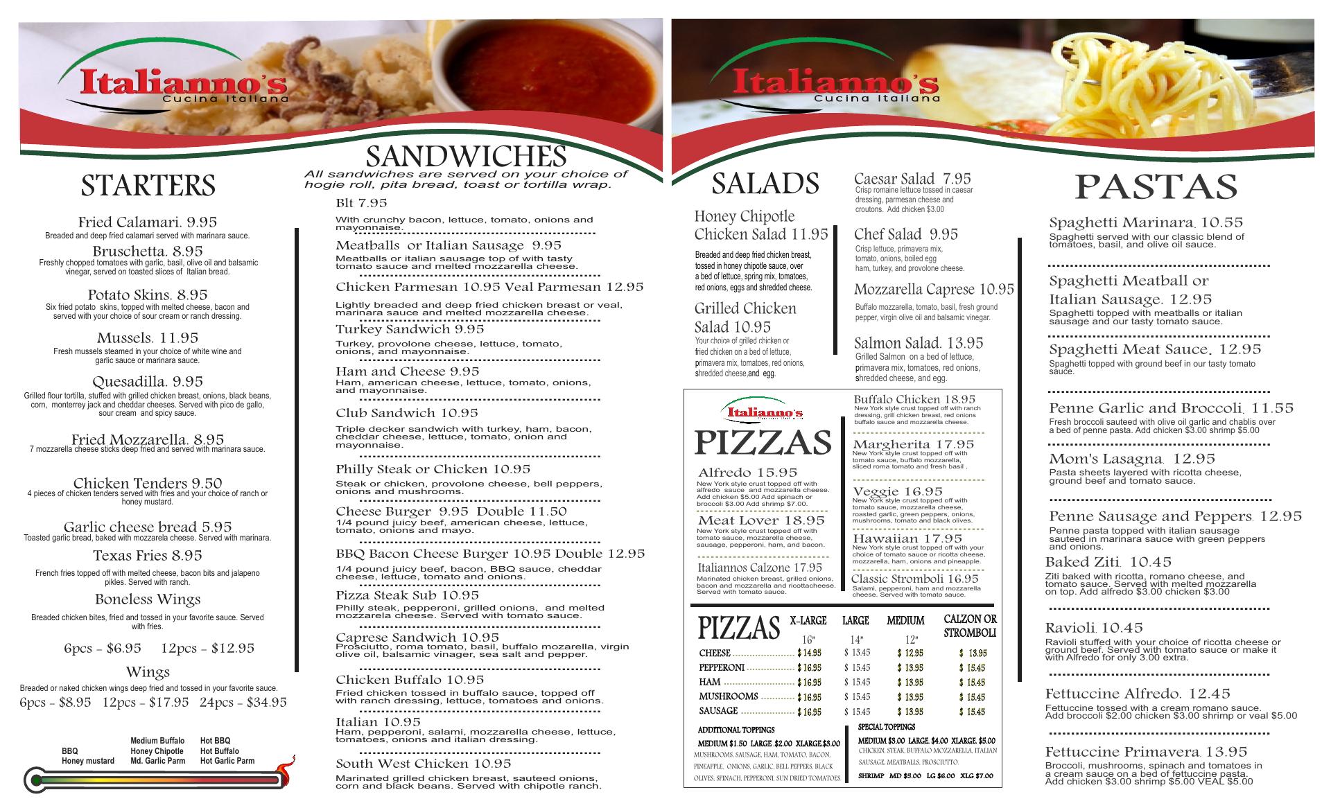 Italianno's restaurant 1611 N Aspen St, Lincolnton, NC 28092