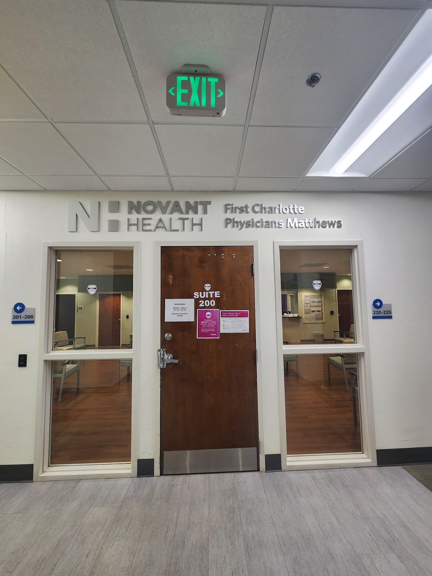Novant Health First Charlotte Physicians Matthews
