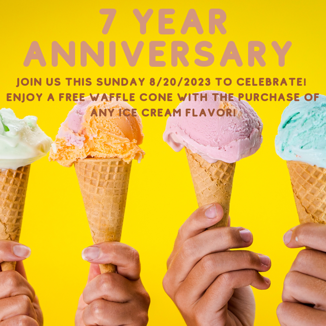 Two Scoops Creamery McAdenville Menu