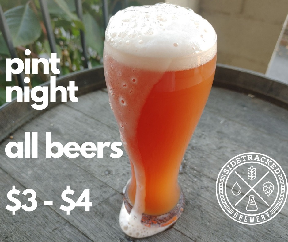 Sidetracked Brewery Menu