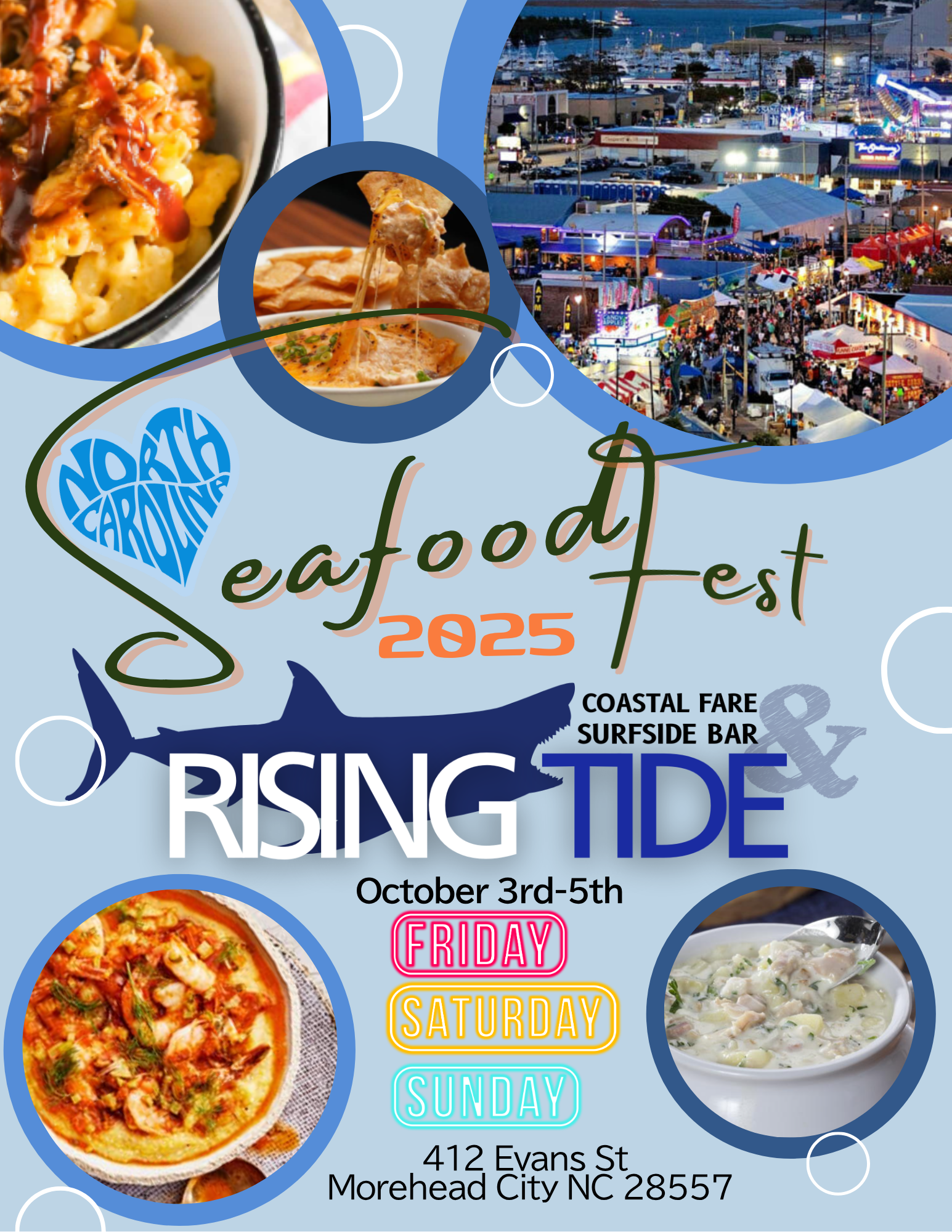 Rising Tide Seafood Company Menu