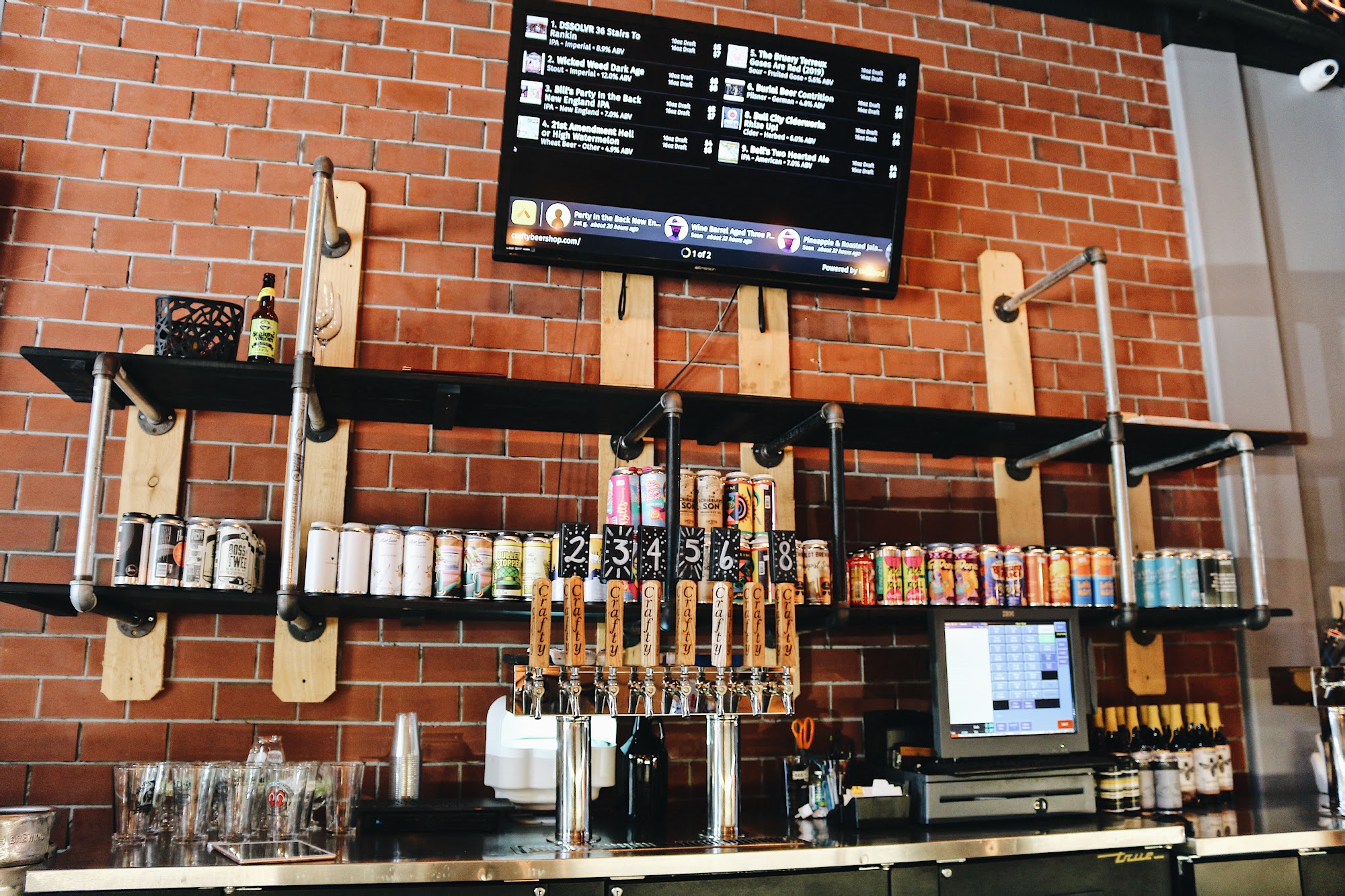 Crafty Beer Shop Menu