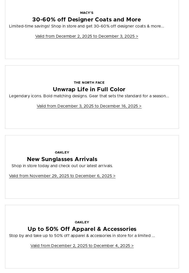 Crabtree Valley Mall Food Court Community Room Menu