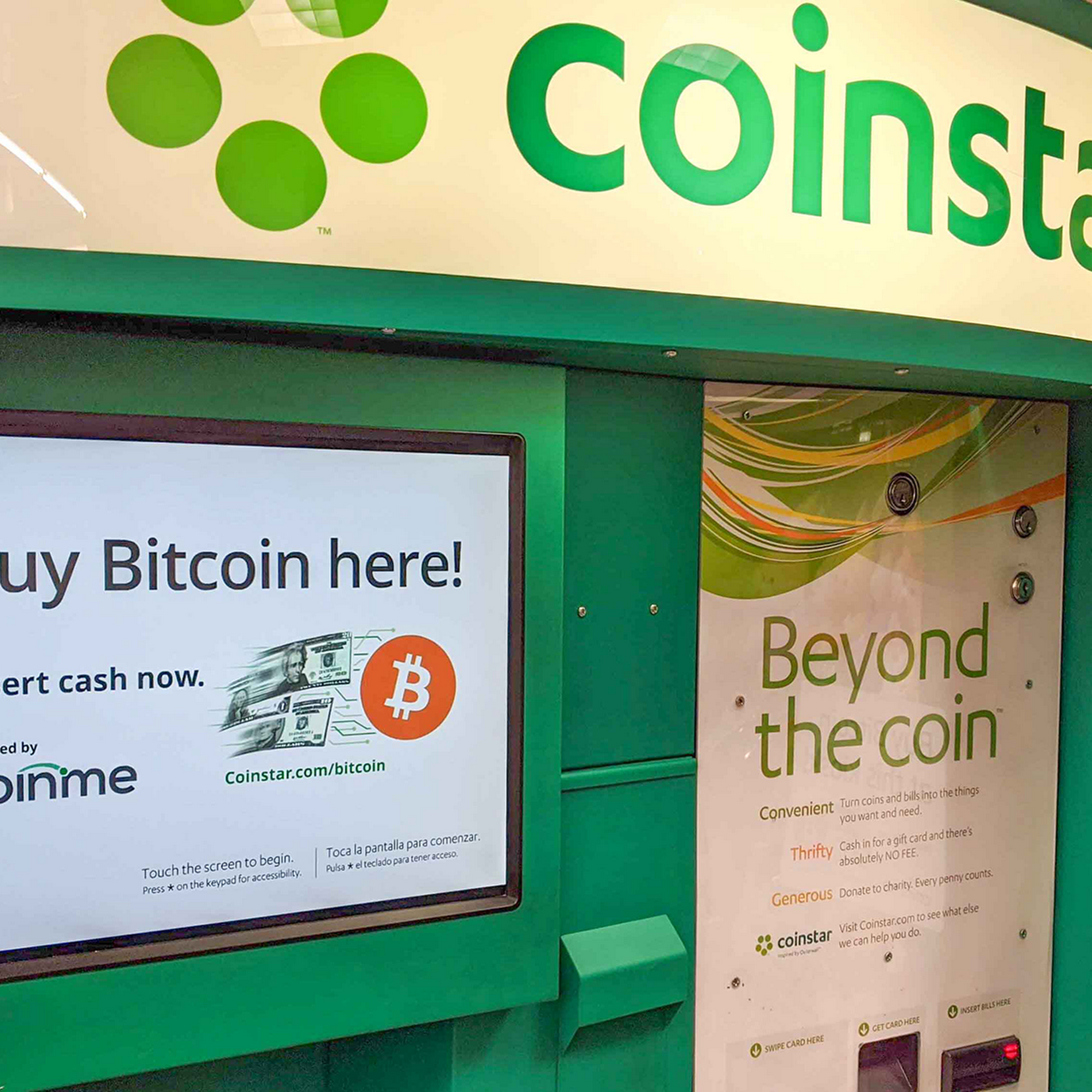 Coinstar Kiosk | Bitcoin ATM Raleigh
