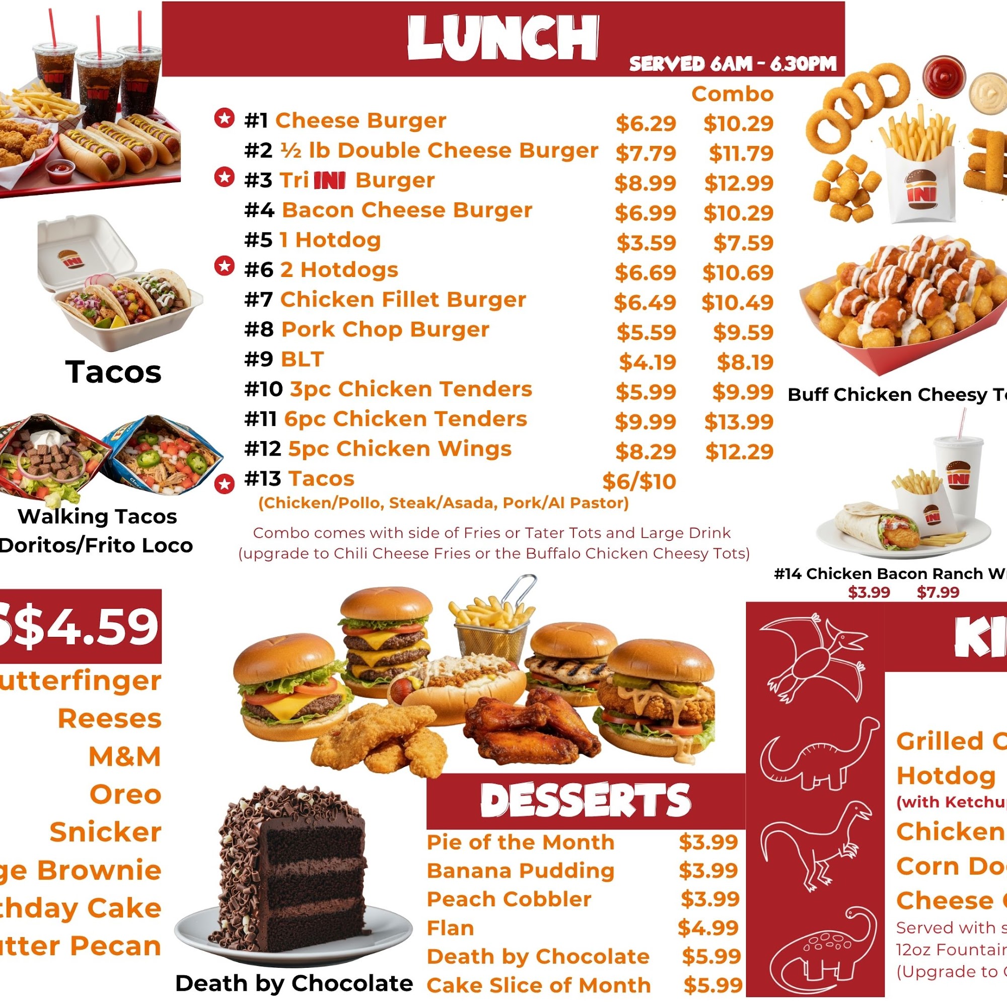 Ini Burger Menu
