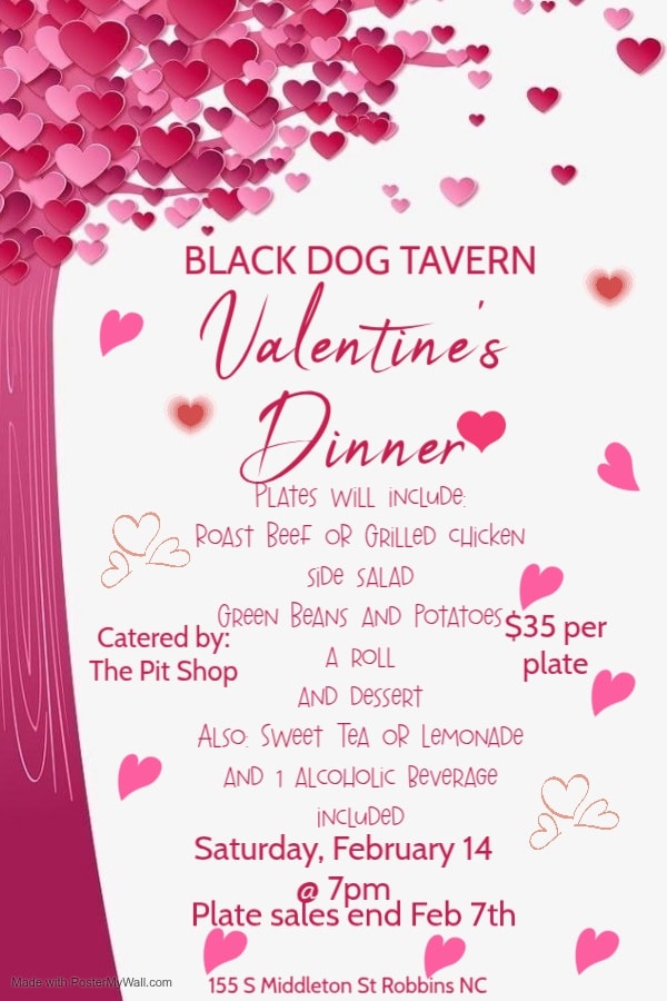 Black Dog Tavern Menu