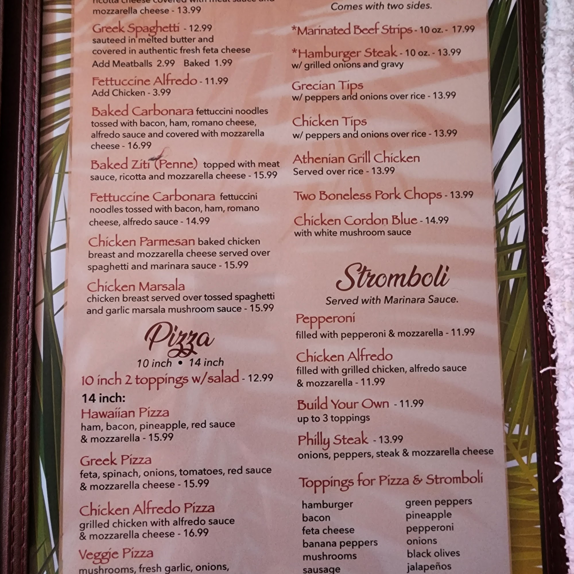 Palms Grill & Pizzeria Salisbury