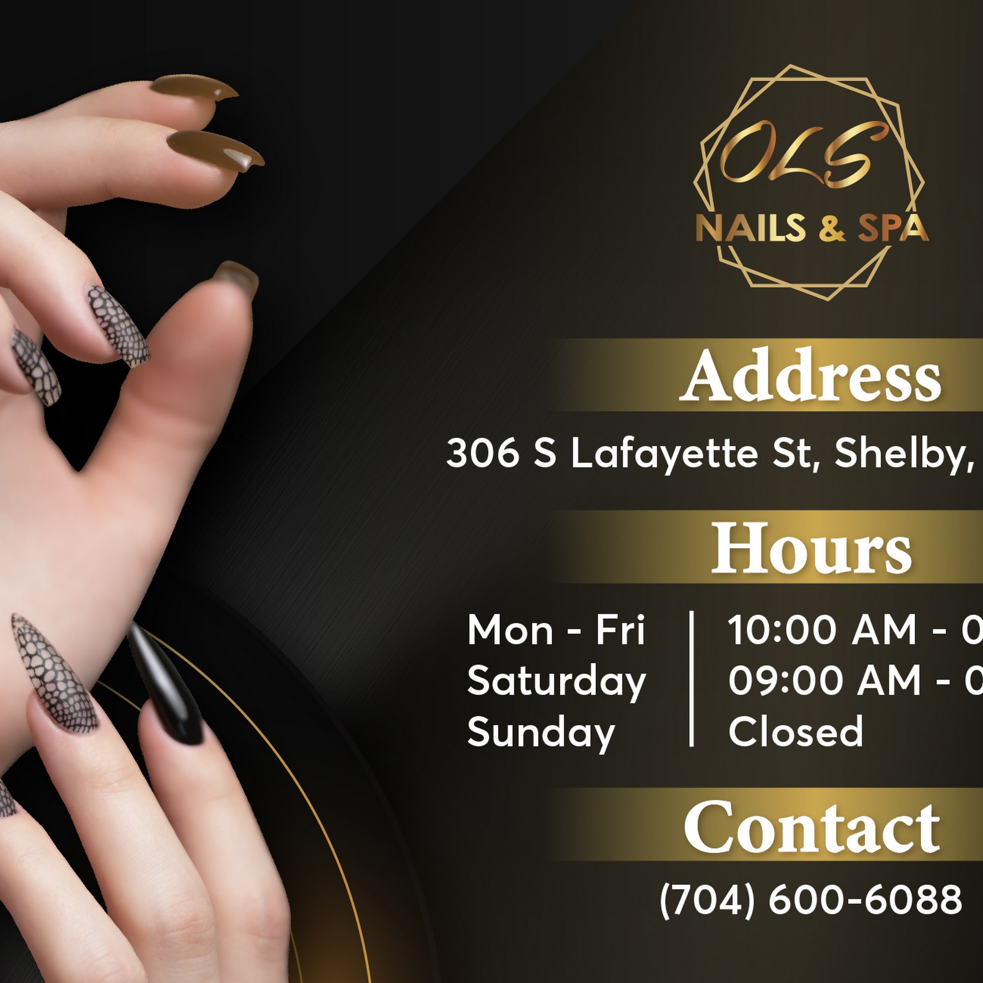Our Little Secret Nails & Spa 306 S Lafayette St, Shelby North Carolina 28150