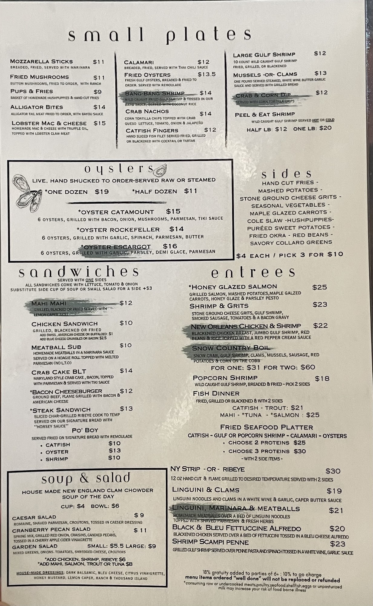 Creekside Oyster House and Grill Sylva