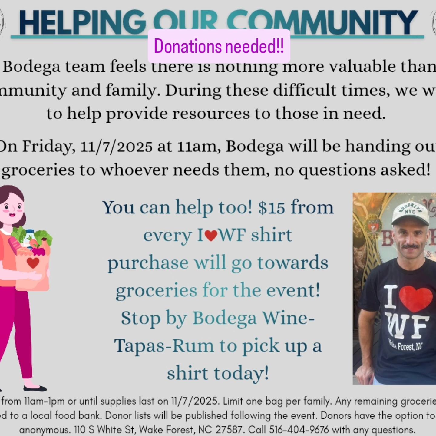 Bodega Tapas, Wine, and Rum Wake Forest