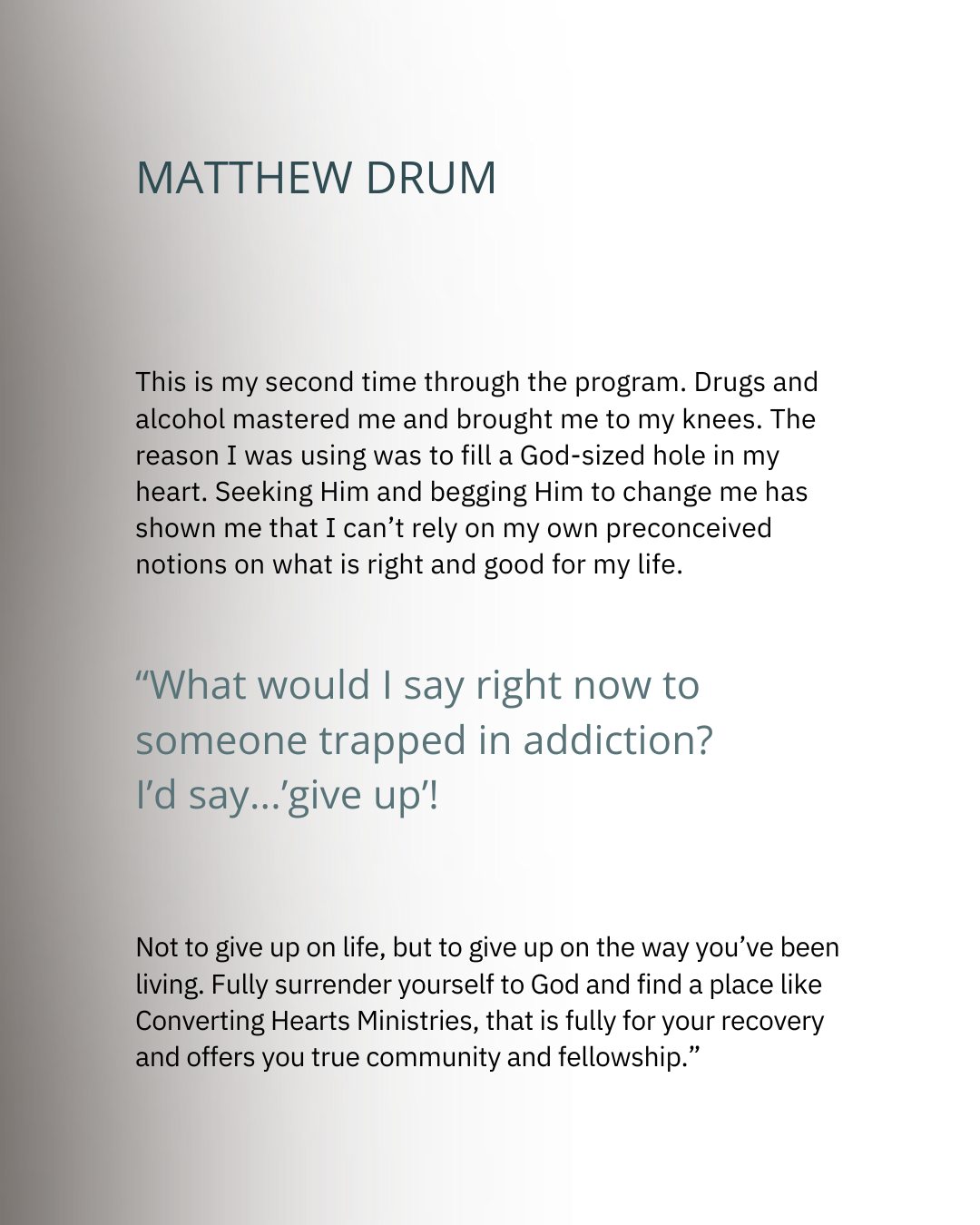 Converting Hearts Ministries Wake Forest