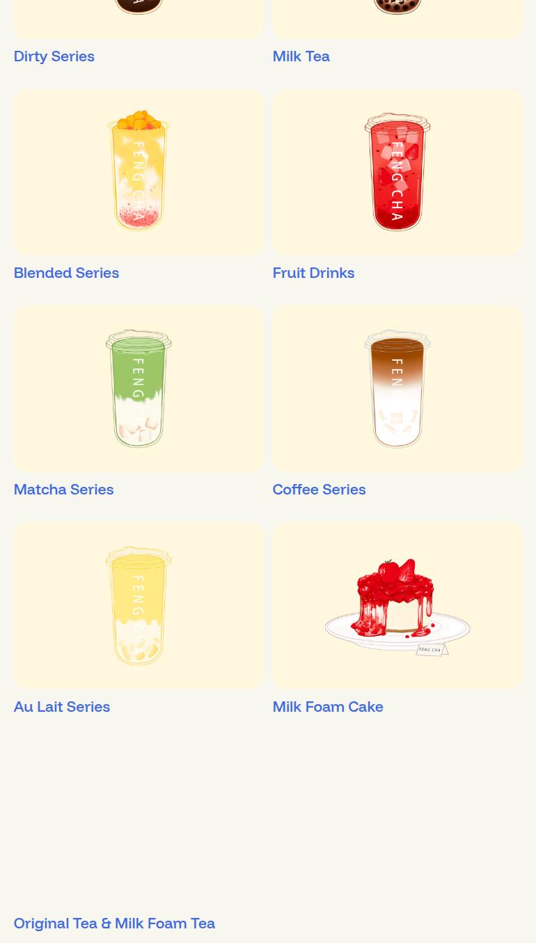 Feng Cha Wake Forest Menu