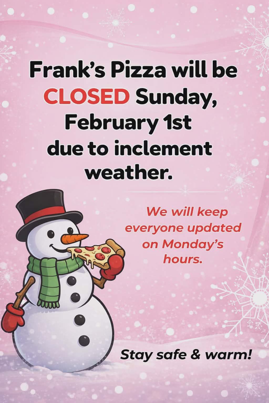 Frank's Pizza and Italian Restaurant Washington