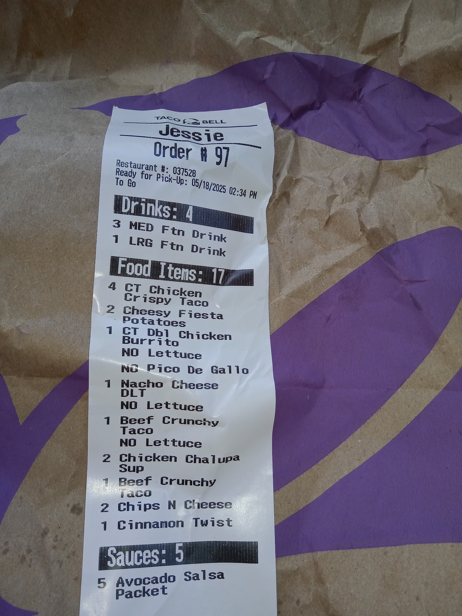 Taco Bell Menu