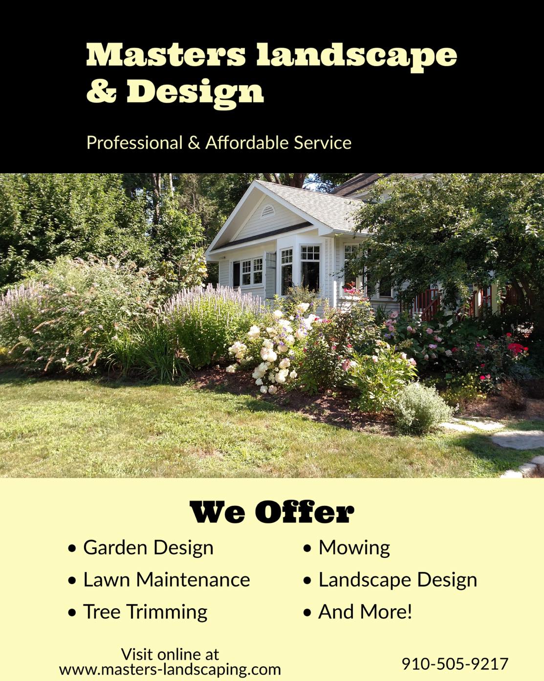 Masters Landscape and Design