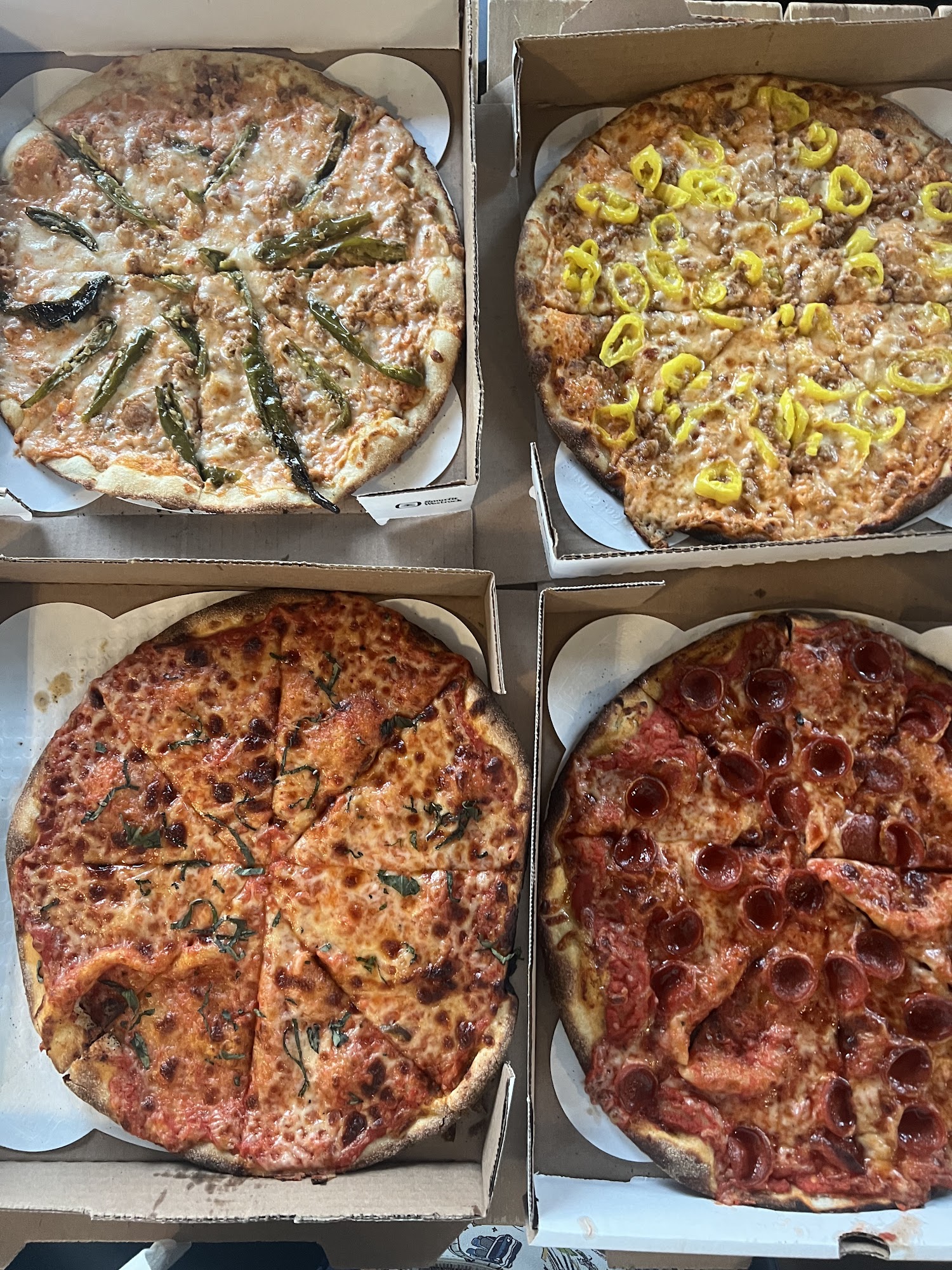 Cousins Coal Fired Pizzeria Menu