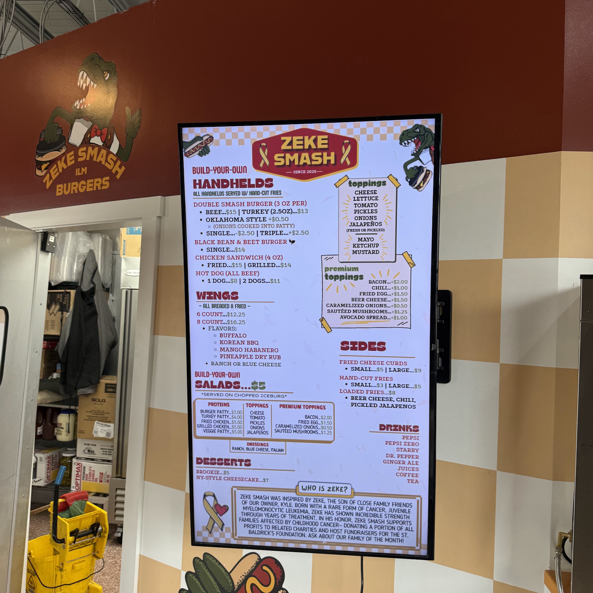 Zeke Smash Menu